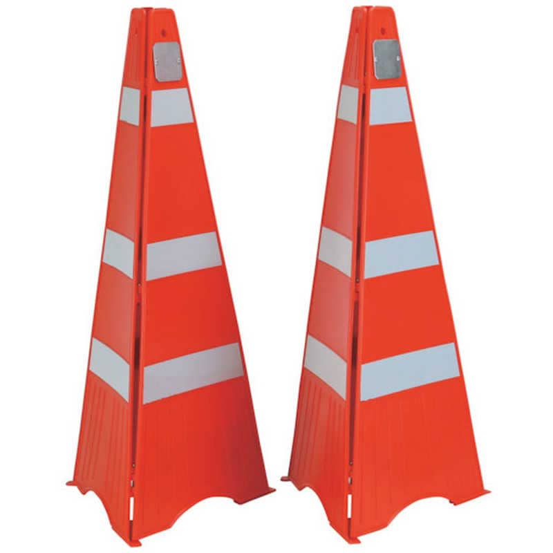 中発販売　Reelex バリアリールmini用折りたたみコーン2枚セット　BRSPC1