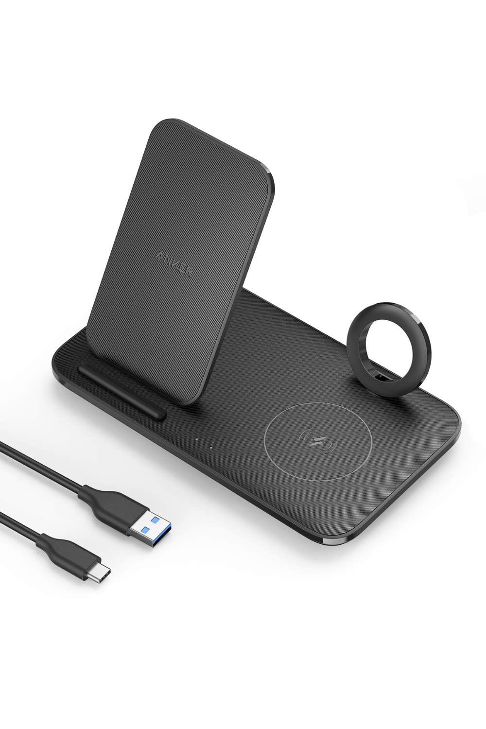 Anker PowerWave 3-in-1 Stand with Watch Holder ワイヤレス充電器 Apple Watchホルダー付 Audiovox CDM3000対応