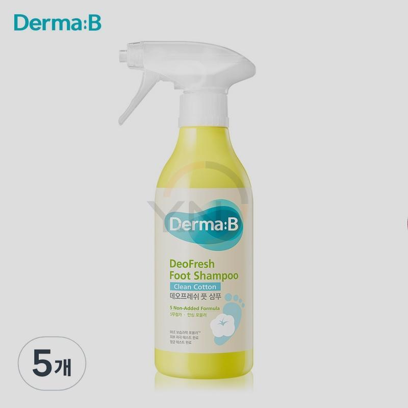 ダーマビーデオフレッシュフットシャンプークリーンコットン香400ml/1個入/5個