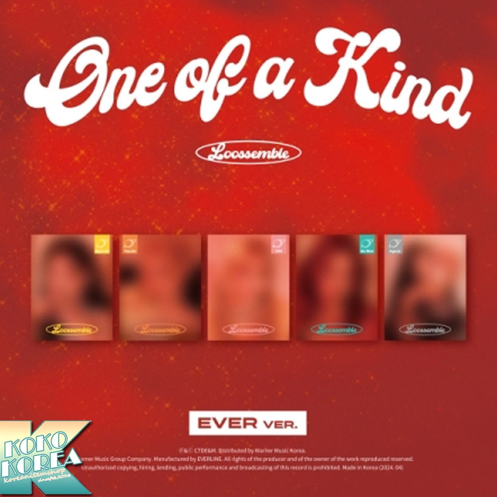 LOOSSEMBLE - ミニ 2集 [One of a Kind] (EVER MUSIC ALBUM Ver.) 5種セット