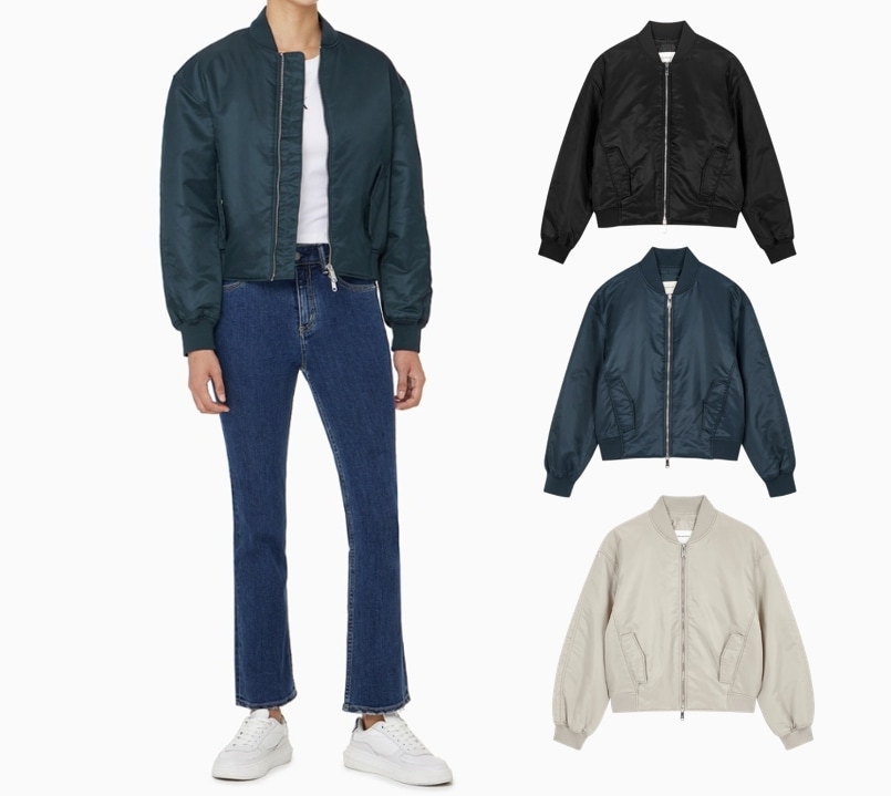 Nylon Bomber Jumper (40WL591)