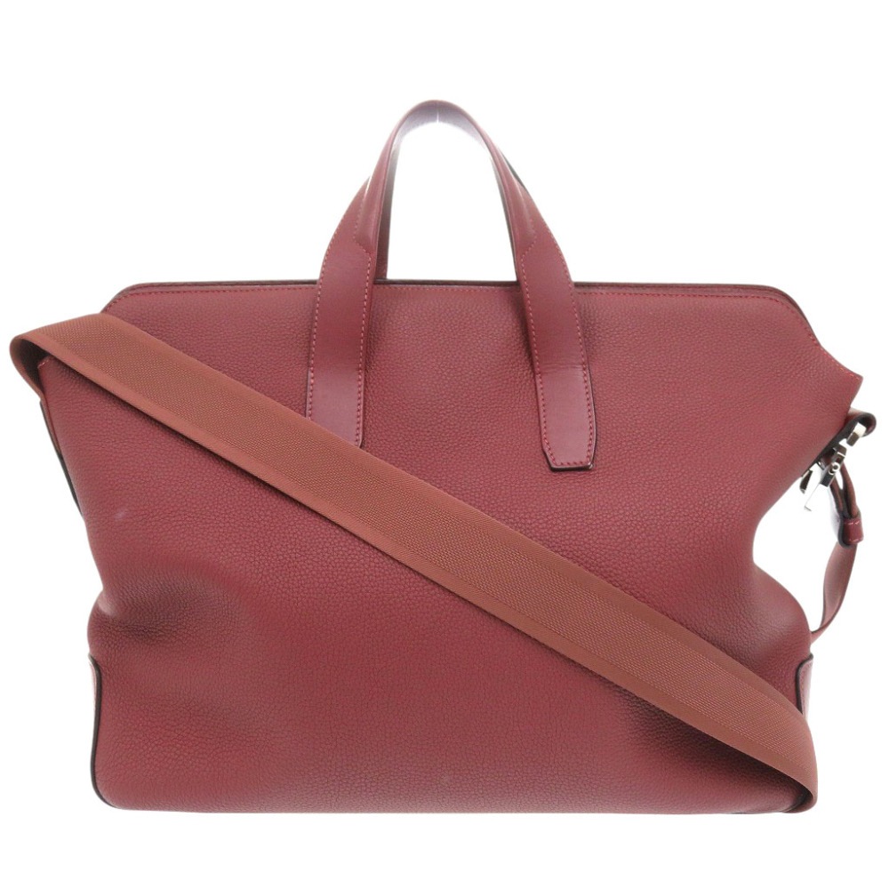 美品 ポルト ドキュメントシティニュース トートバッグ トゴ ルージュグレナ C刻印 1313【中古】 レディース