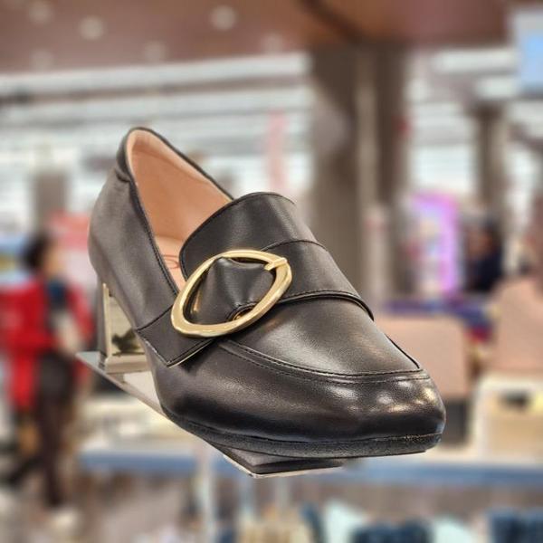 ESQUIRE HC02 女性用パンプス セミフォーマル カジュアル レザーパンプス フラット デイリー ローファー (S12508677)