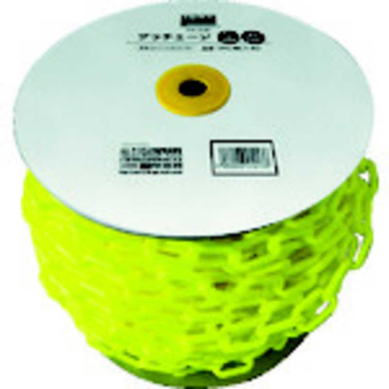 トラスコ中山　プラチェーン 6MM×50M 蛍光イエロー　TPC6LY50