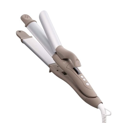 SALONIA サロニア 2WAY ストレート カール ヘアアイロンコテ 32mm SL-002ABE ベージュ 【Amazon.co.jp限定】