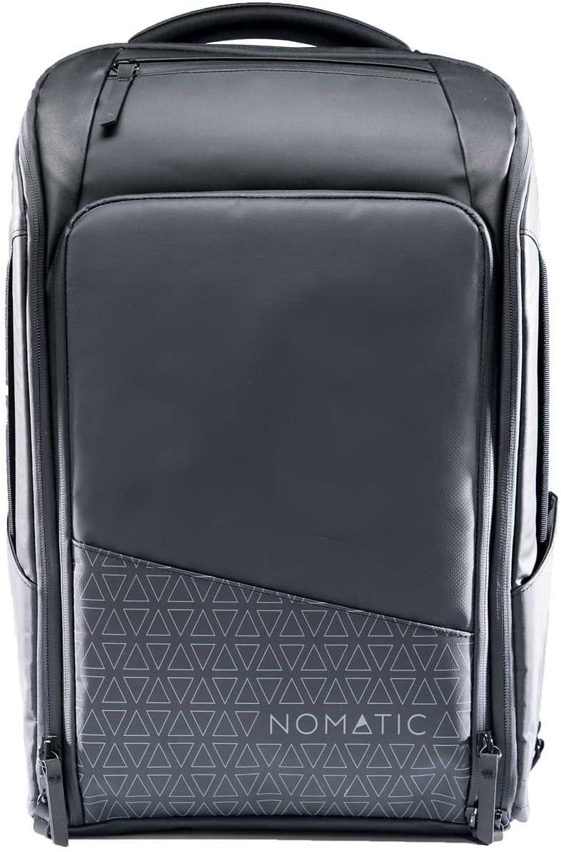 NOMATICバックパック - スリムな黒色の耐水性盗難対策 20L ノートパソコンバッグ RFID