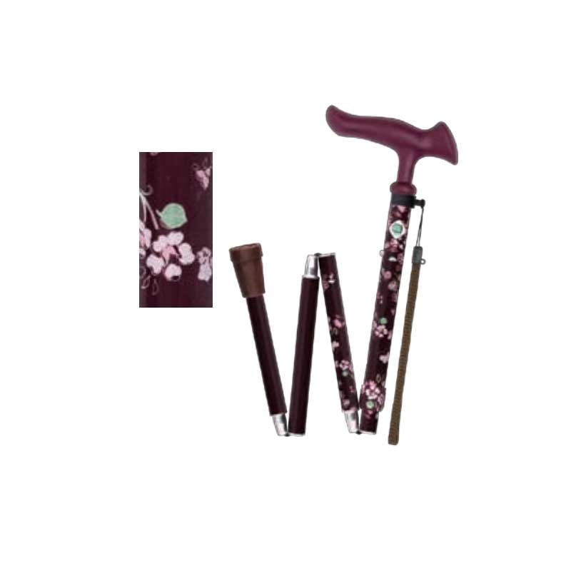 かるがも ファムII 折畳 WB5132 小花ワイン