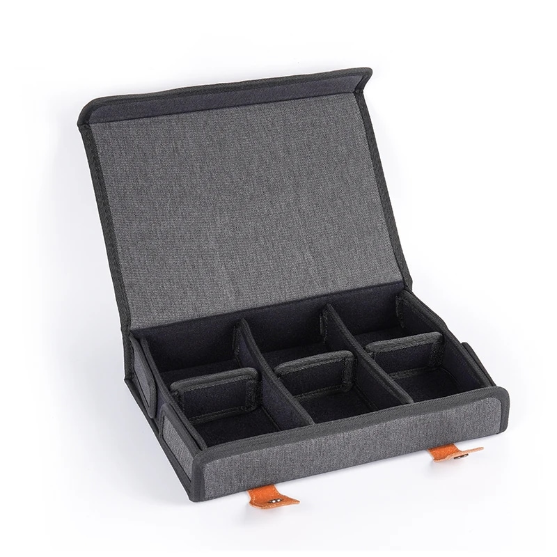 多機能デジタルケーブルバッグ,Hifiプレーヤー収納ボックス,取り外し可能なコンパートメント,生地素材,4サイズ
