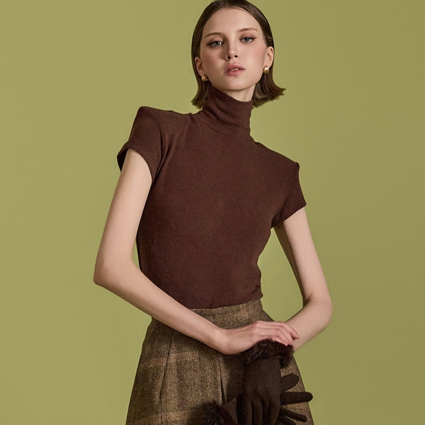 E3658 キャップ袖 トップ