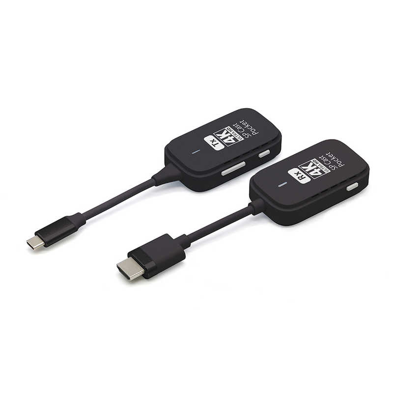 プリンストン　4K対応ワイヤレスUSB-C to HDMI　SPCASTPOCKET-C1-4KR1