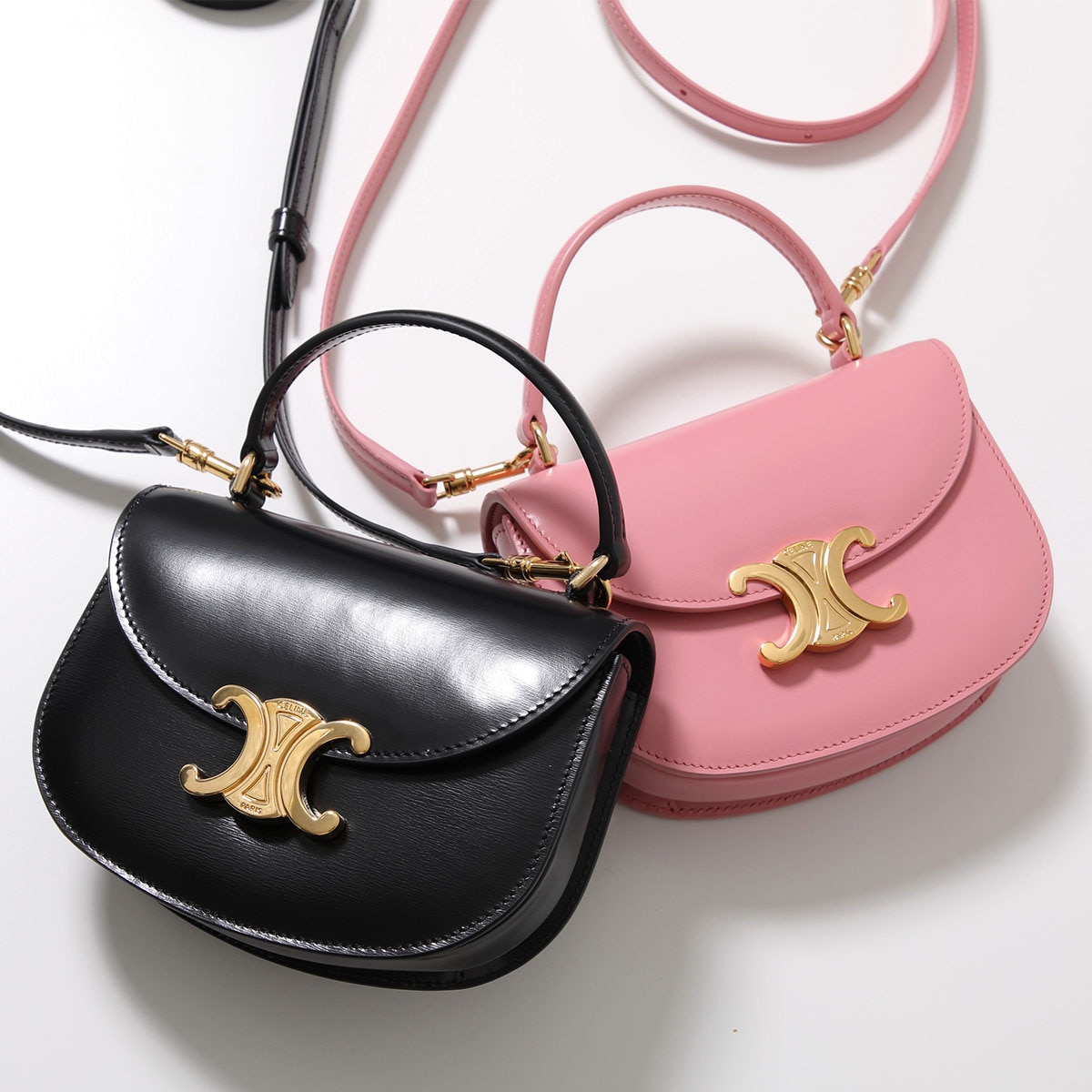 CELINE セリーヌ ショルダーバッグ Mini Besace Clea ミニ ブザス クレア 10L063ETZ.24OS 10L063ETZ.38NO レディース Triomphe トリオンフ