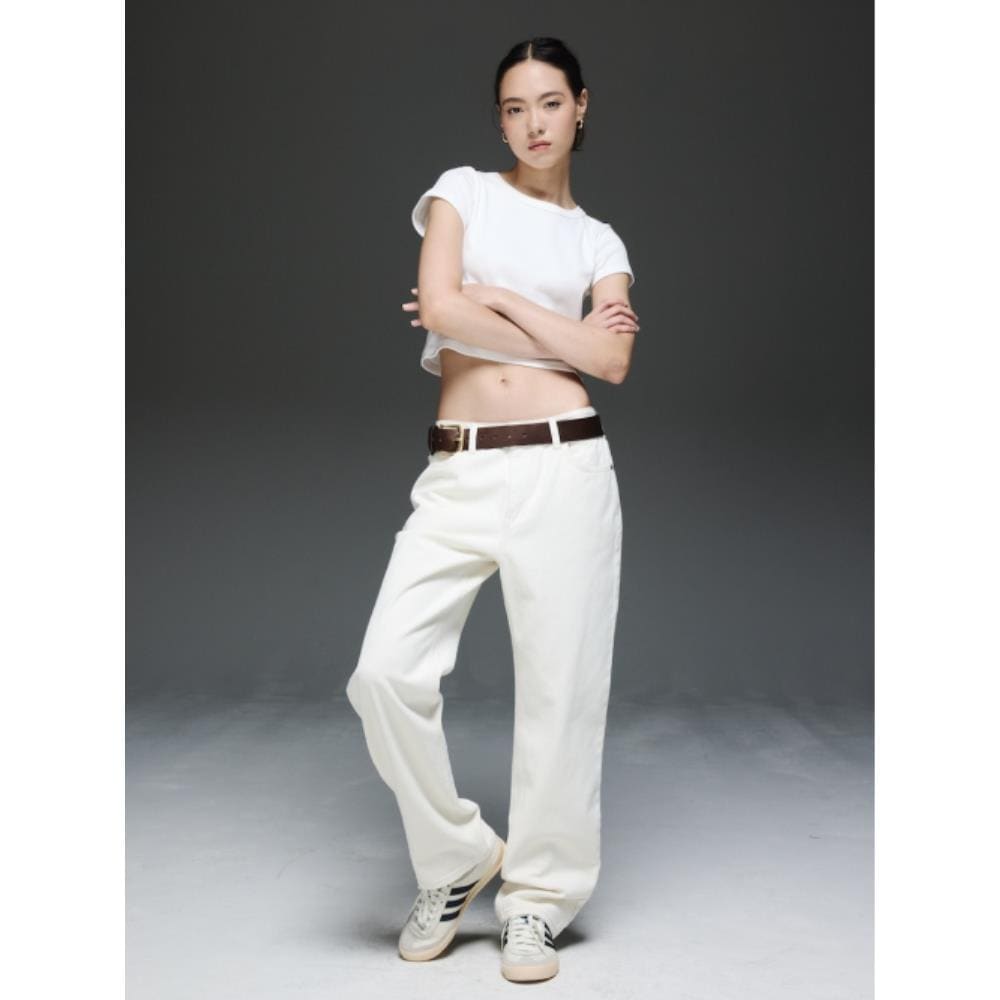 GLOWNY THE JANE JEANS WHITE GY24CLBJS002WH