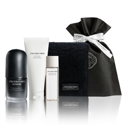 資生堂メン メンズ スキンケアギフトセット 美容液 アルティミューン パワライジング セラム 30mL + 洗顔 フェイスクレンザー 130g + 化粧水 ハイドレーティングローション 30ml +