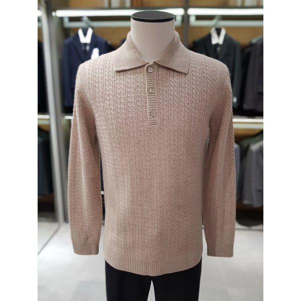 [] ウール混紡ケーブルカラーネックニット AAE4ET1105 MBE [P003724671]