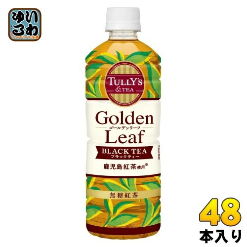 伊藤園 タリーズアンドティー ゴールデンリーフ ブラックティー 600ml ペットボトル 48本 (24本入×2 まとめ買い) 紅茶飲料 無糖紅茶