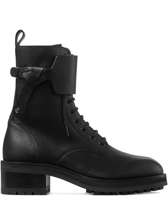JIMMY CHOO Women Boots ROSABEL FLAT GBX BLACK