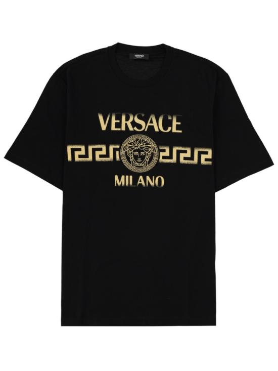 VERSACE Men T-Shirts 1013302 1A167051B000 Black