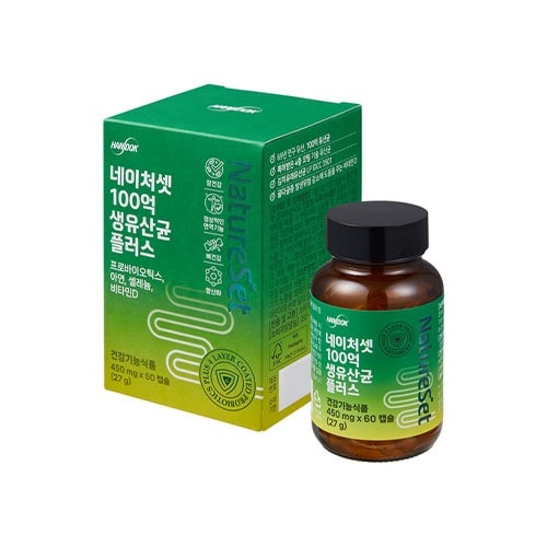 ネイチャーセット 100億生乳酸菌 プラス 60錠 x1個