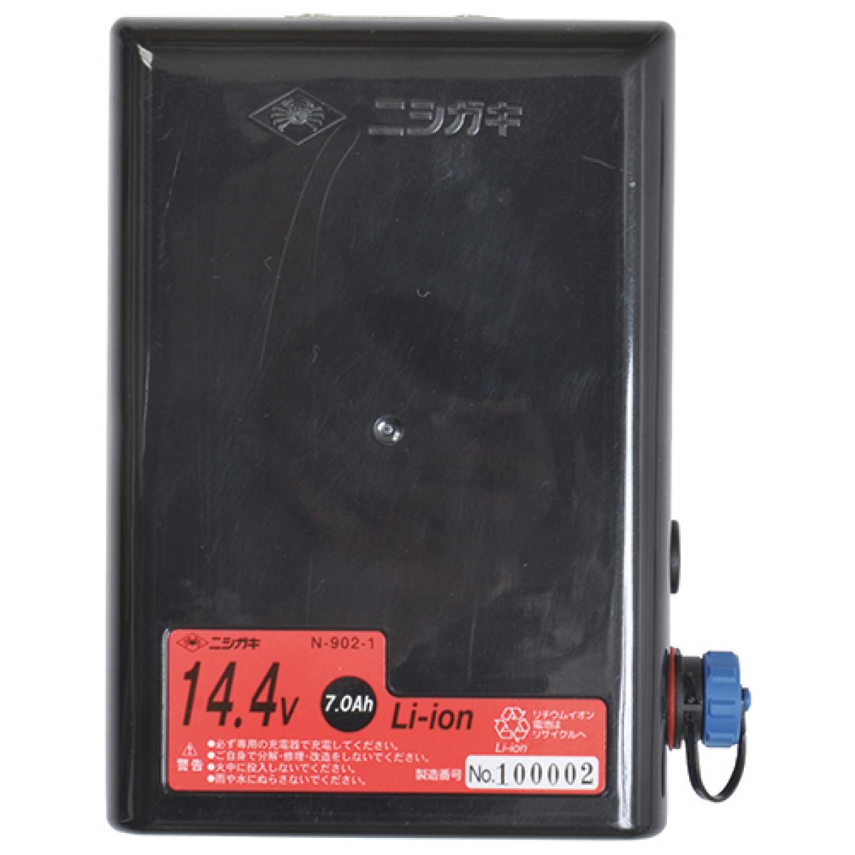ニシガキ バリカン用 バッテリー 7A N-902-1 リチウムイオン電池仕様 14.4V/7.0Ah