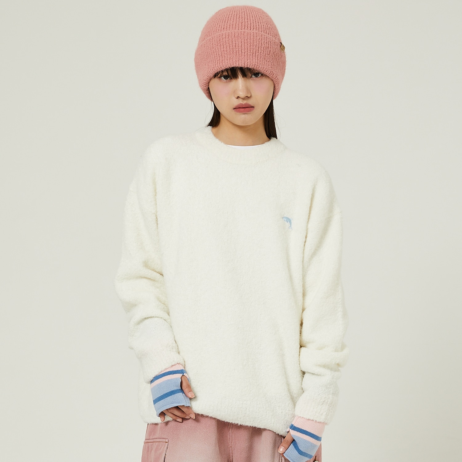 Dolphin boucle knit IVORYニット
