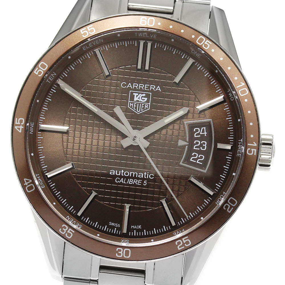 タグホイヤー TAG HEUER WV211N-0 カレラ キャリバー5 自動巻き メンズ 良品 _827895【中古】