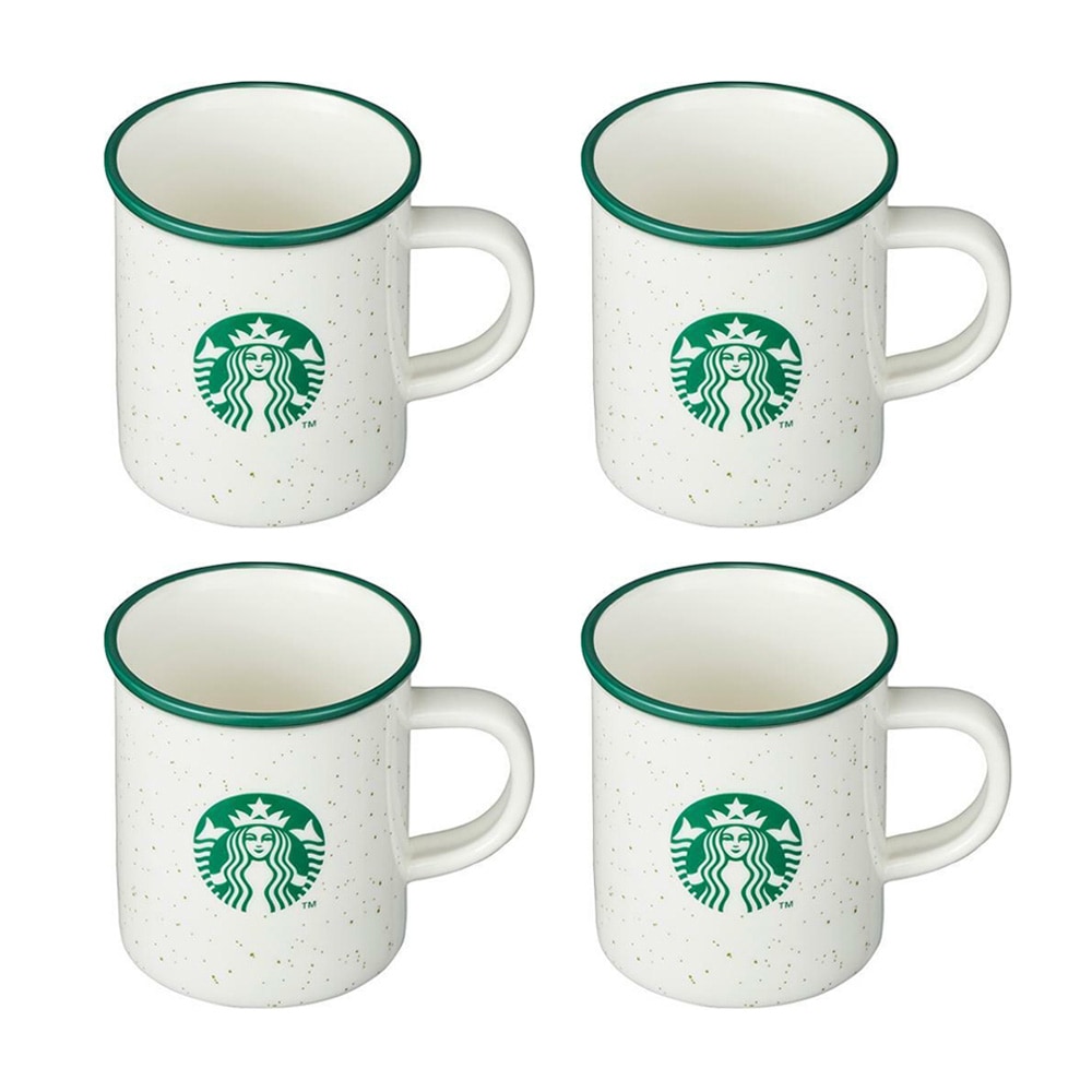 グリーン サイレン ドット マグ 237ml x 4杯 韓国スターバ グッズ