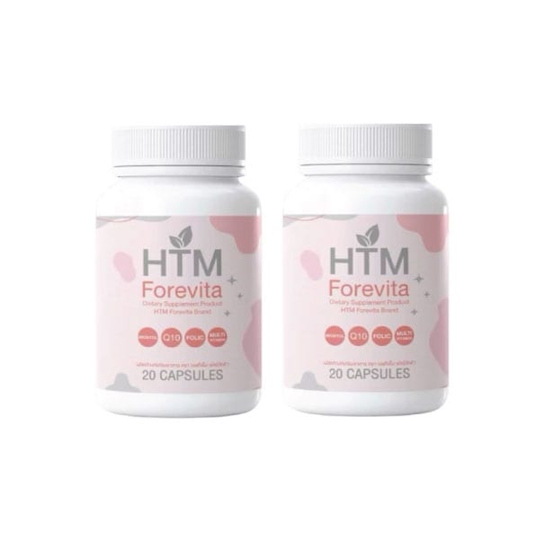 HTM フォレヴィタ　20粒入り　2ボトルセット　妊活用マルチビタミン 【女性用】 妊娠準備サプリメント