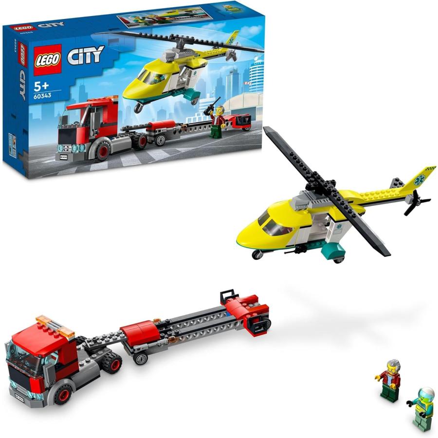 CITY シティ 60343 レスキューヘリコプター輸送トラック　5702017161150