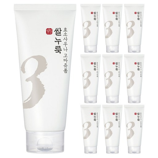 3番米麹酵素サウナゴマジュクレンジングフォーム 170ml 10個 発酵清浄 毛穴集中