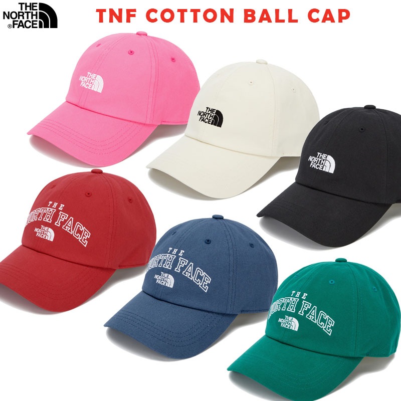 韓国正規品保証 関税負担なし NE3CQ00A TNF COTTON BALL CAPデイリー 基本 着装 男子 女子 人気 韓国 ファッション 男女共用 アウトドア