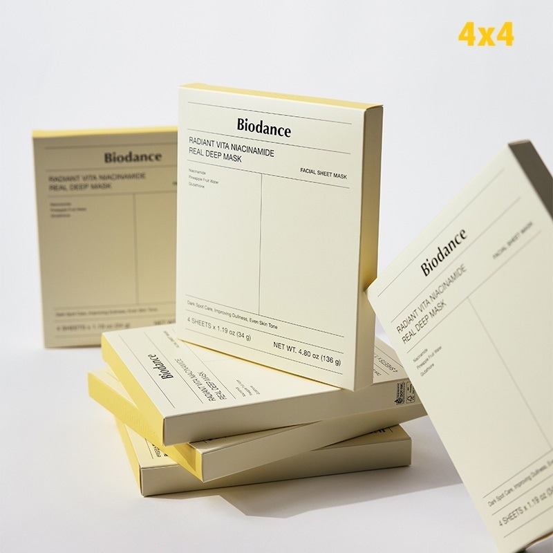 [16枚入] ラジエント ビタ ナイアシンアミド リアル ディープ マスク