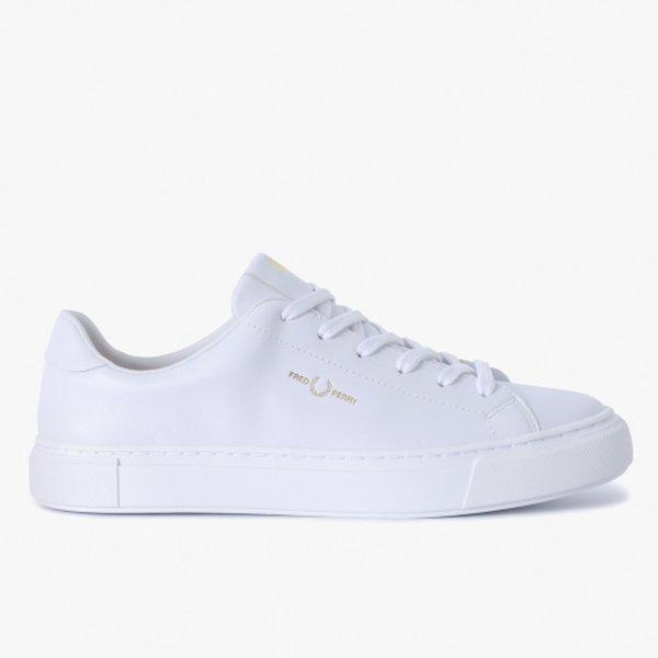 男女兼用 (FRED PERRY) B71 レザー ホワイト レザー スニーカー_SFPM2435310_100