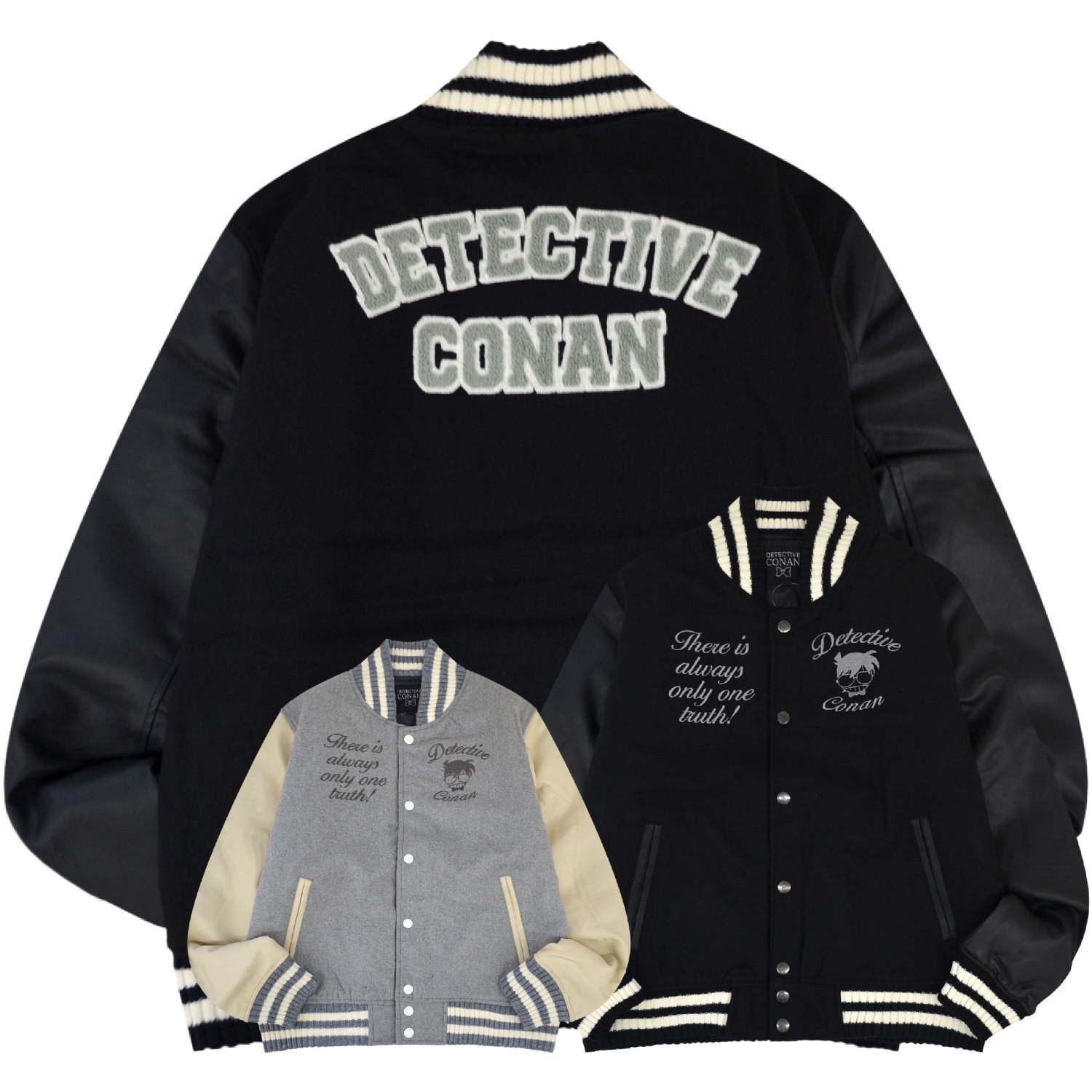 名探偵コナン スタジャン アウター 春秋 小学館 映画 長袖 ジャケット