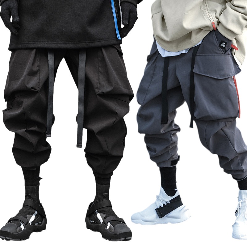 カジュアルパンツ メンズ 灰or黒 ボトムス 合わせやすい カーゴパンツ 男女兼用 カッコイイ 裏起毛選択可能