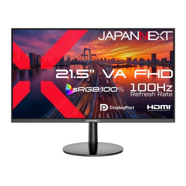 JAPANNEXT JN-V215DF3 21.5型 FHD 液晶ディスプレイ