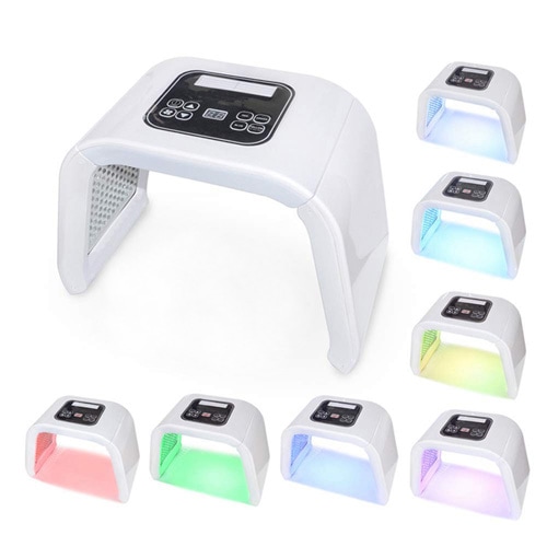 LED美顔器マスク 美顔器マスク 家庭用美顔器 7色 光エステ フォトエステ 目の下 しわ たるみ くすみ クマ 改善 毛穴 目元ケア ほうれい線