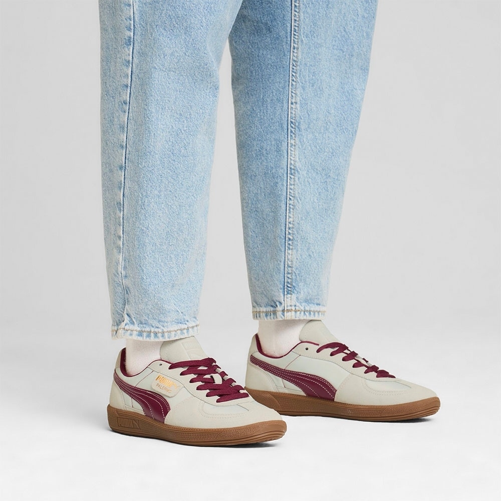 プーマパレルモOG-ウォームホワイト:インテンスレッド/ 383011-14