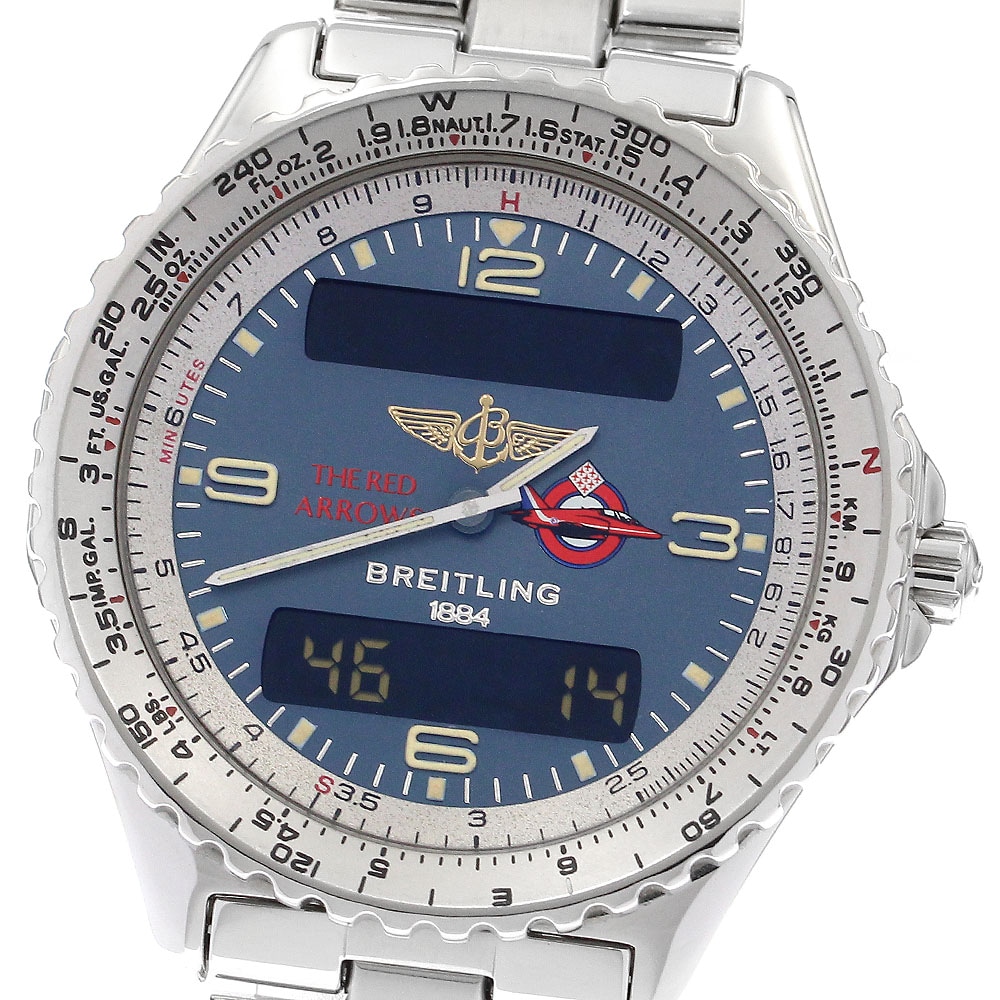 訳あり ブライトリング BREITLING A56012 クロノスペース クォーツ メンズ _896762【中古】