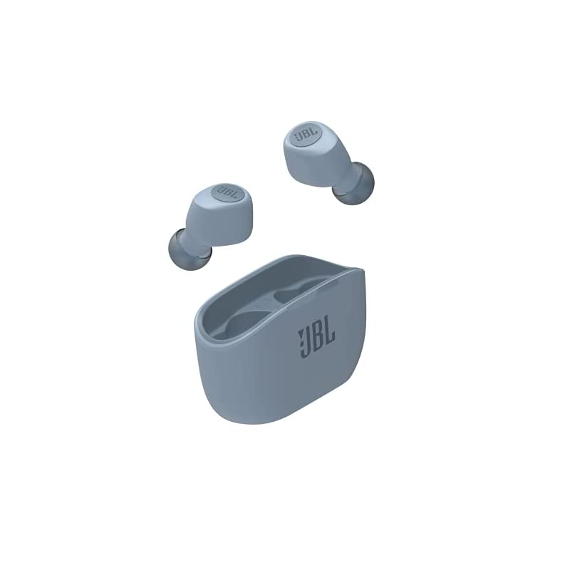 WAVE100 TWS 完全ワイヤレスイヤホン Bluetooth/USBタイプC/ブルー