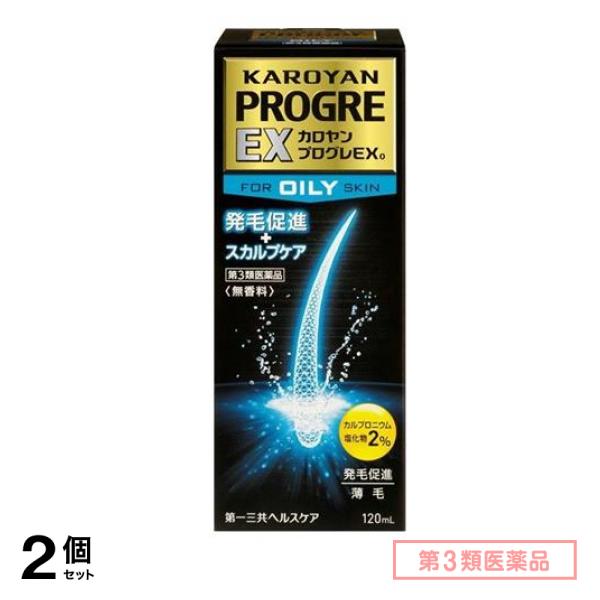 第３類医薬品 カロヤン プログレ EX O 120mL 2個セット