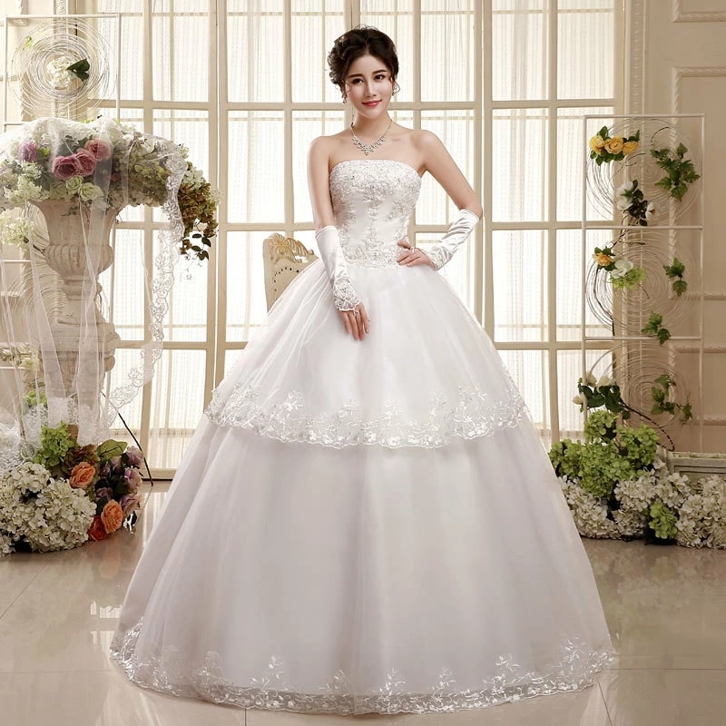 ウエディングドレス ノースリーブ ロングドレス 編み上げタイプ プリンセスラインドレス エレガント ステージドレス 豪華ドレス 撮影 花嫁 結婚式 イブニングドレス 二次会 披露宴 高級感 フォーマル