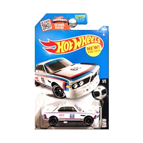 Hot Wheels， 2016 BMW， 73 BMW 3.0 CSL Race Car [White] #190/250 by Hot Wheels 並行輸入品
