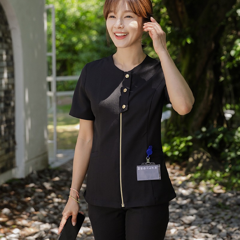 韓国 ジャケット セット スーツ エステティック 眉毛ビューティーサロン 洗えるスーツその他 スーツ