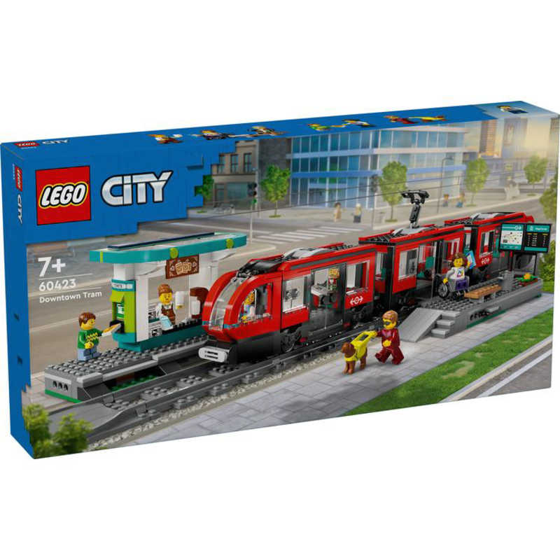 レゴジャパン　LEGO（レゴ） 60423 シティ ダウンタウン路面電車と停留所