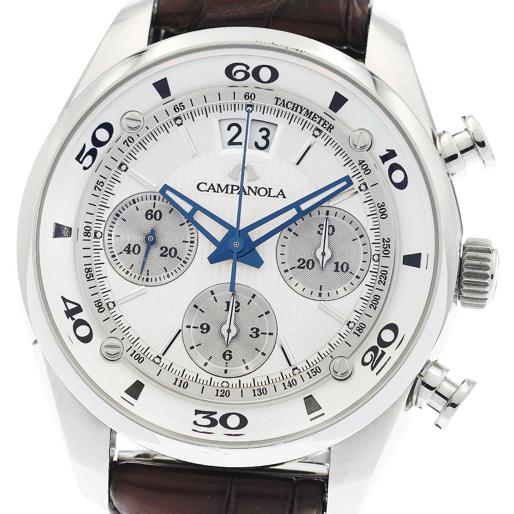 シチズン CITIZEN NZ1001-09A/Y150-T022103 カンパノラ メカニカル クロノグラフ デイト 自動巻き メンズ 箱・保証書付き_943930【中古】