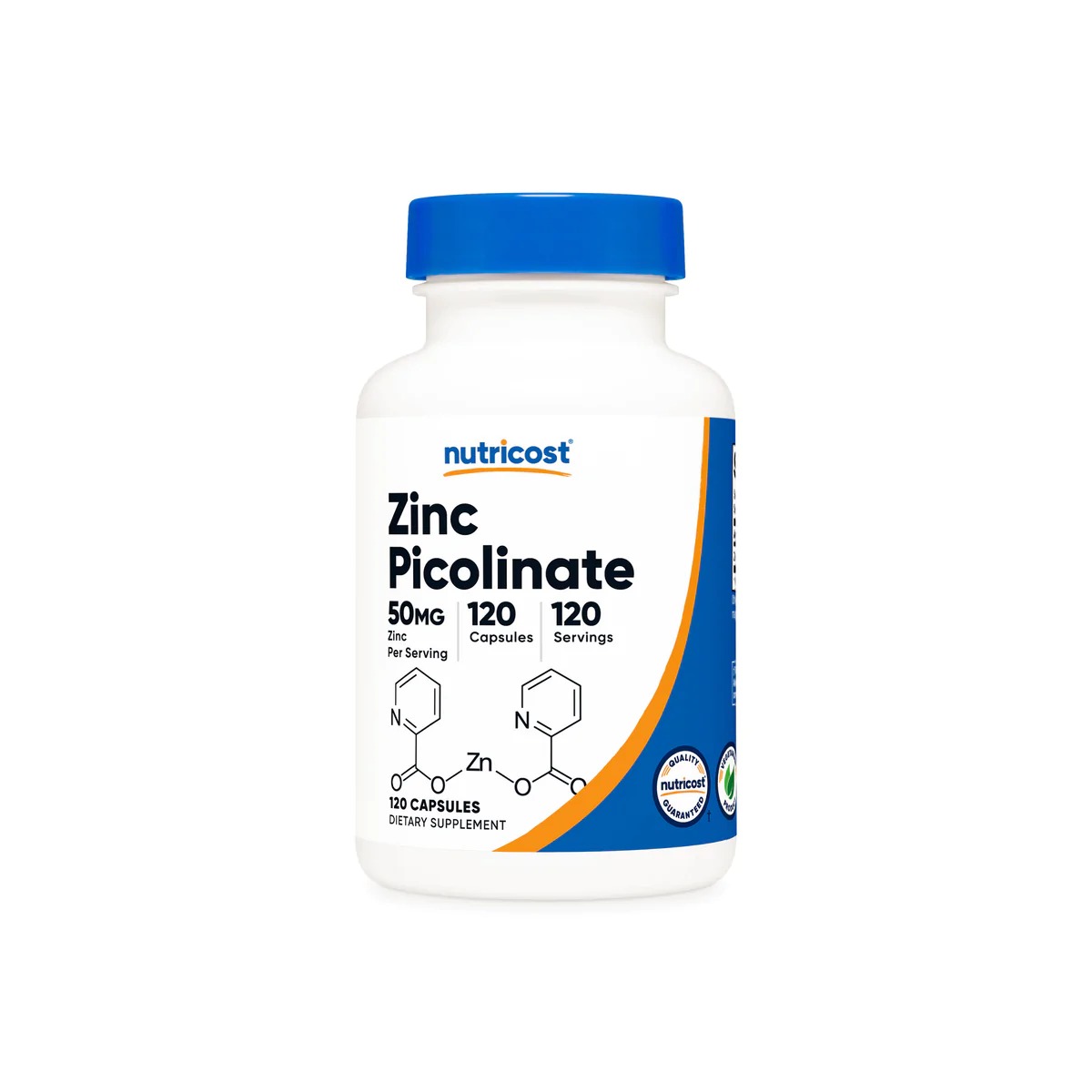 [USA] Nutricost ニュートリコスト Zinc Picolinate 50mg カプセル 120錠 4,133円