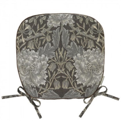 ハニーサクル＆チューリップ ダイニングシートクッション 45×43Vcm LN1743 DBR ダークブラウン 9,185円