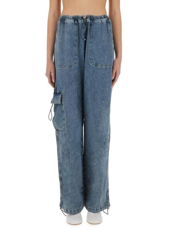 MOSCHINO Women Denims 03203721 1294 Blue