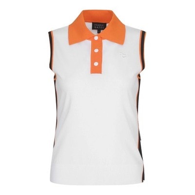 正規品 PEARLY GATES GOLF レディース カラーブロック ノースリーブカラーニット