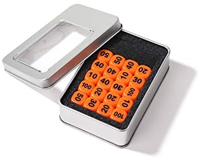 他サイト： ポケモンカード ダメカン ダイス 14mm ２０個 セット ポケカ ダメージカウンター 収納ケース ＆ 収納袋 付きの商品画像